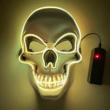 Glowing LED Skull Party Mask