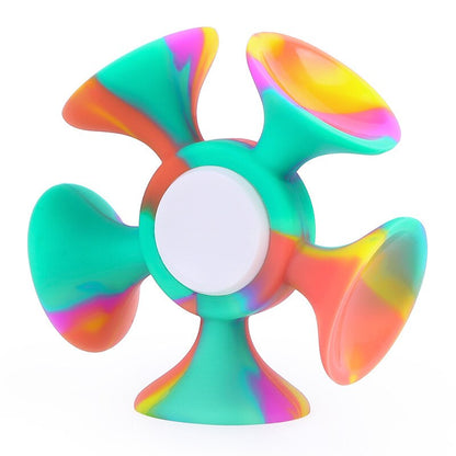Relaxing Silicone Fidget Hand Spinner Toy