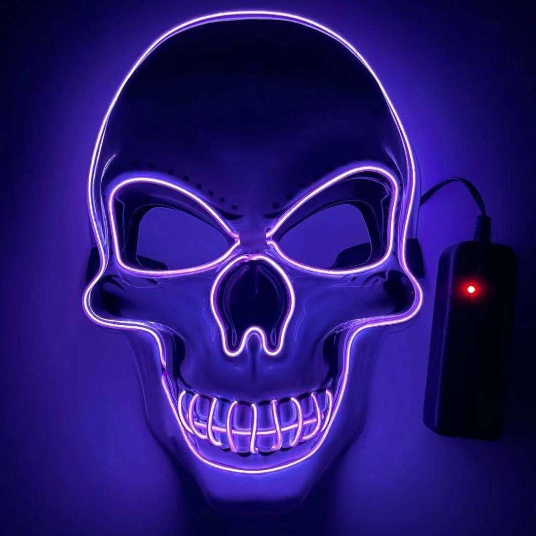 Glowing LED Skull Party Mask