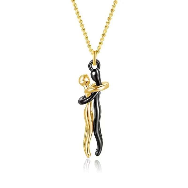 Trendy Fit Hug Pendant Necklace