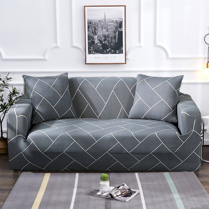 Stylish Slip Resistant Stretch Sofa Protector