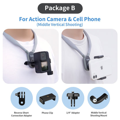 Flexible Mount Action Camera Neck Strap