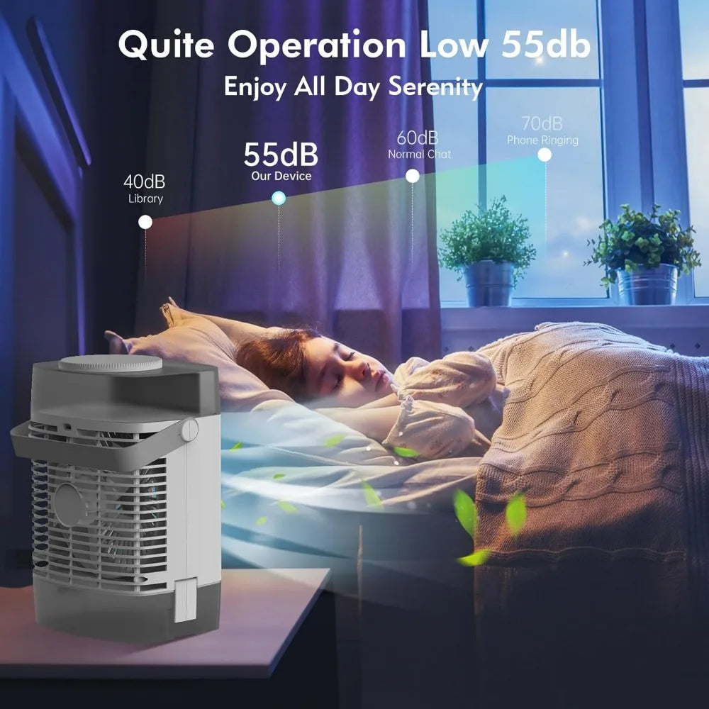 Portable Mini Air Conditioner with Timer