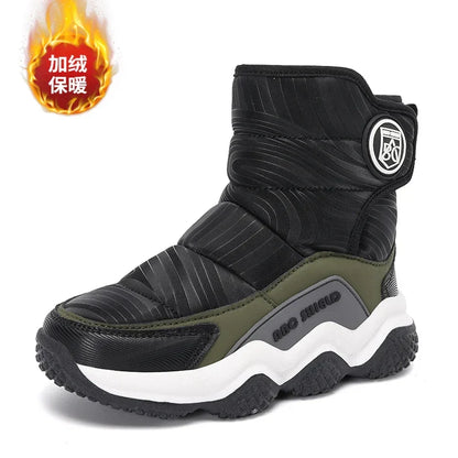 Kids Warm Waterproof Snow Boots