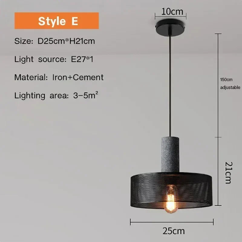 Vintage Farmhouse Pendant Light