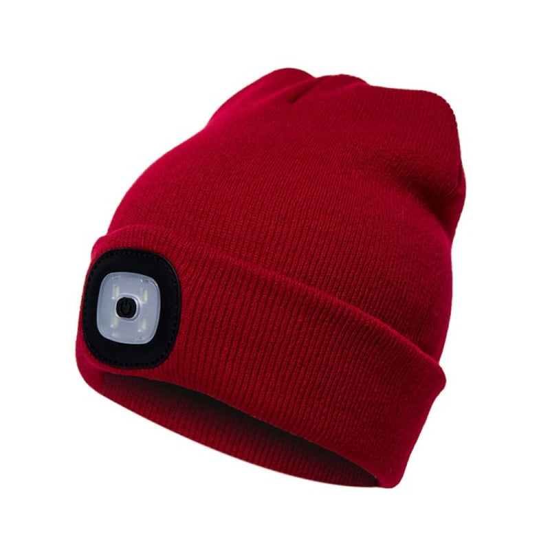 Warm Bright LED Sports Beanie Hat