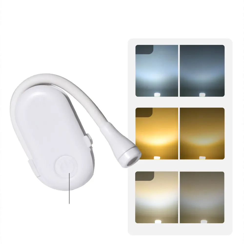 Portable LED Reading Light Clip