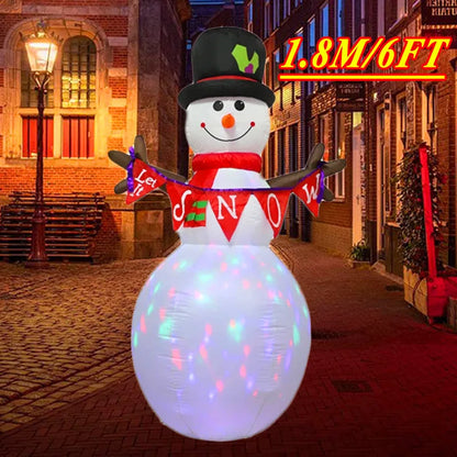 Giant LED Santa Outdoor Christmas Decor