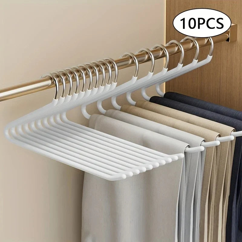Sturdy Metal Pant Hangers with Rust-Resistant Coating