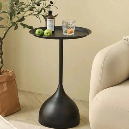 Modern Metal Circular End Table - Halri