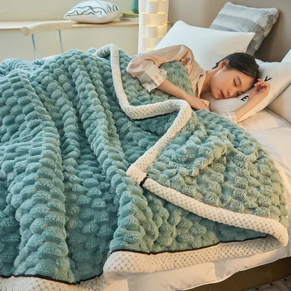 Soft Turtle Velour Throw Blanket