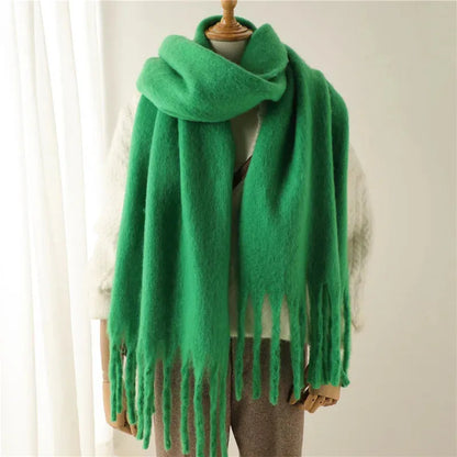 Cozy Solid Color Halri Throw Blanket