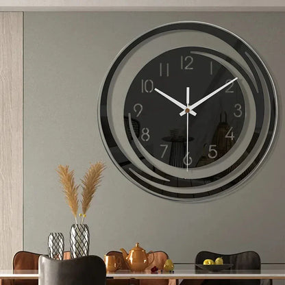Quiet Round Modern Wall Clock - Halri
