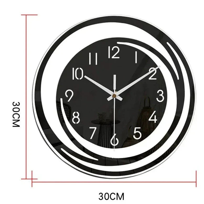 Quiet Round Modern Wall Clock