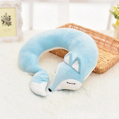 Comfy Fox Travel Neck Pillow for Kids & Adults