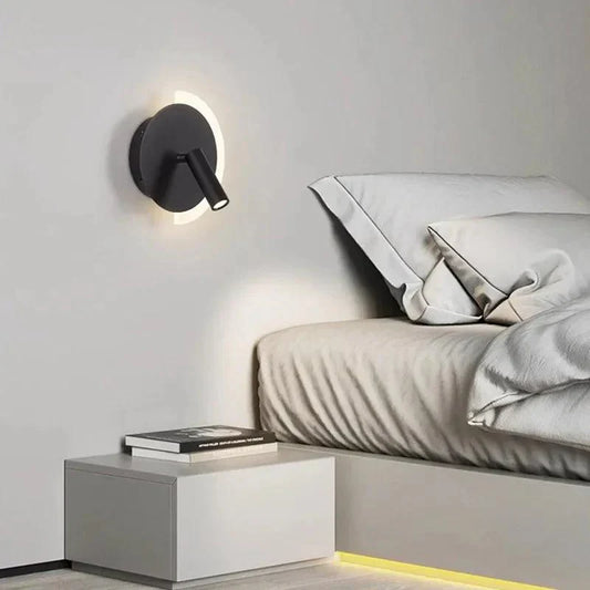 Adjustable LED Reading Lamp Modern White Wall Sconce - Halri