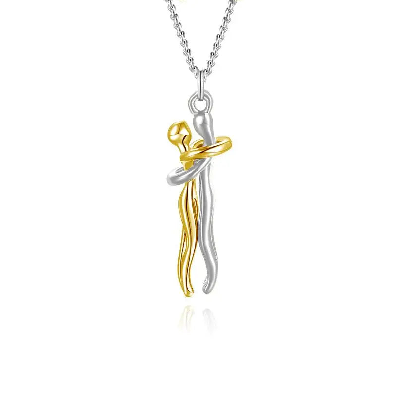 Trendy Fit Hug Pendant Necklace