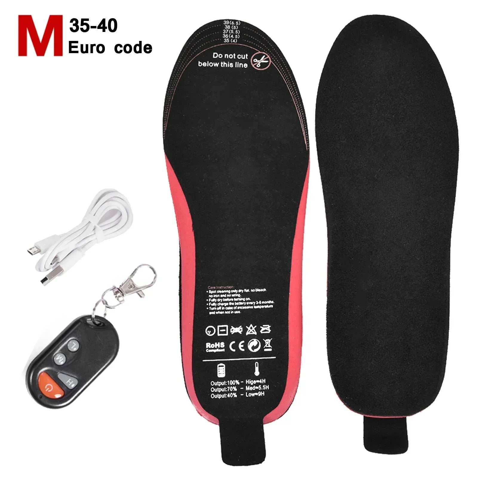 Warm Rechargeable Electric Heated Insoles for Winter - Halri