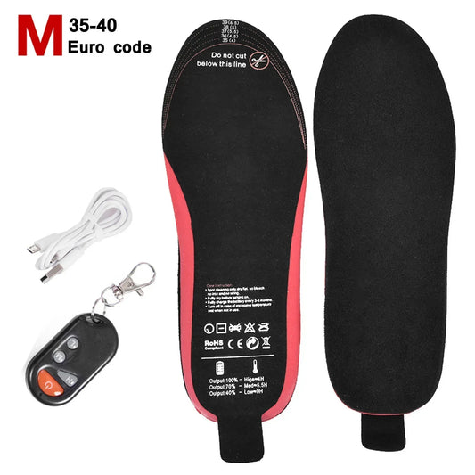 Warm Rechargeable Electric Heated Insoles for Winter - Halri