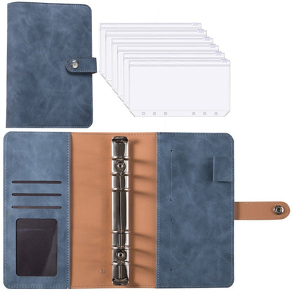 Practical Leather Wallet Planner Notebook Organizer