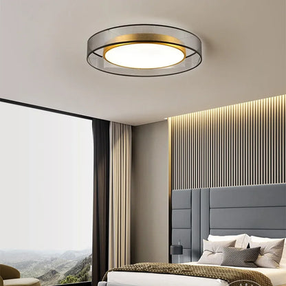 Contemporary Round LED Ceiling Light Dimmer