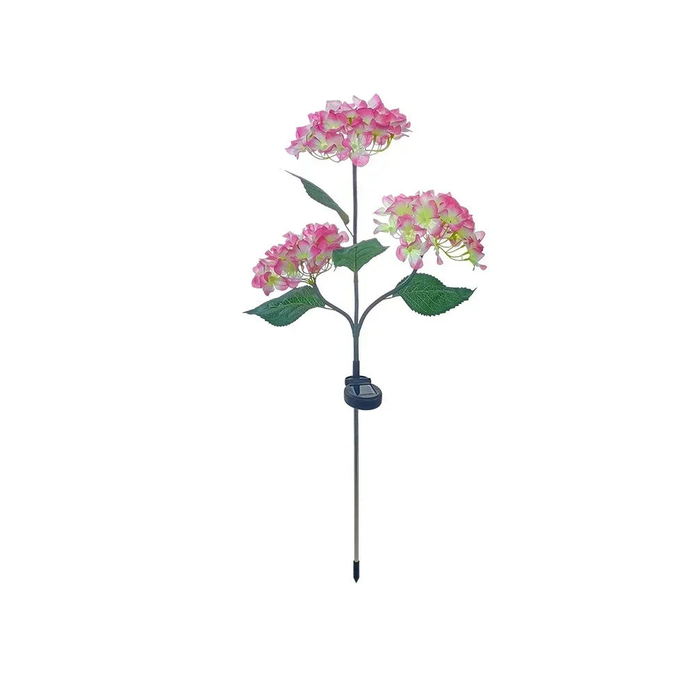 Colorful Solar Powered Flower String Lamp