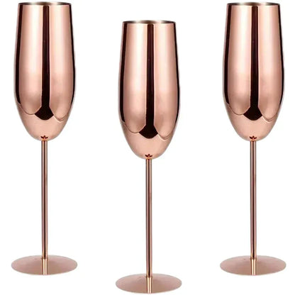 Durable Steel Wine Glasses (6 Piece Set)