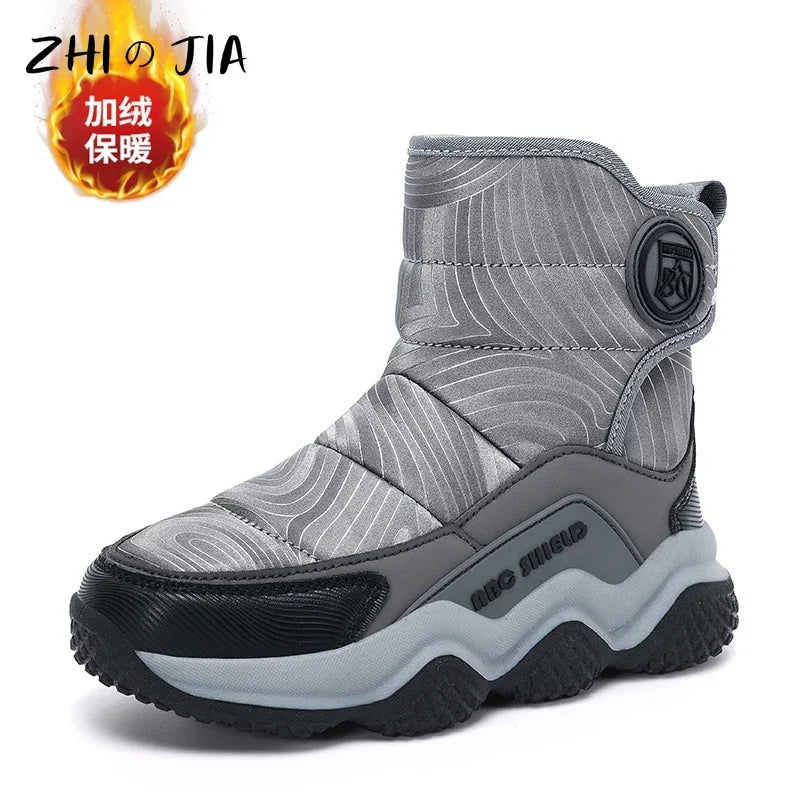 Kids Warm Waterproof Snow Boots