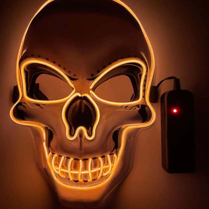 Glowing LED Skull Party Mask
