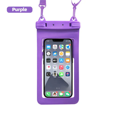 Waterproof Phone Pouch with Clear View and Neck Strap