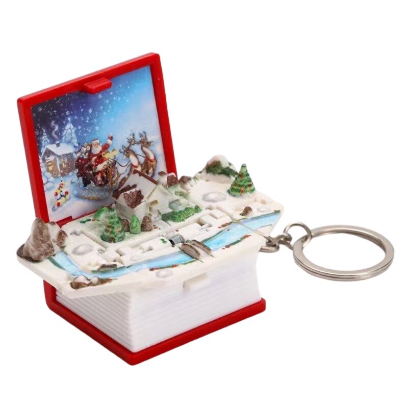 Magic Santa Charm Keychain