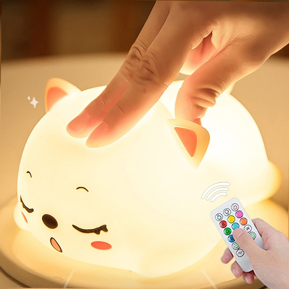 Small Kitten LED Table Night Light - Halri