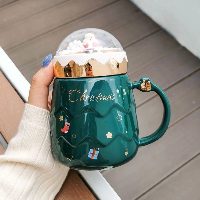 Fun 3D Holiday Christmas Mugs