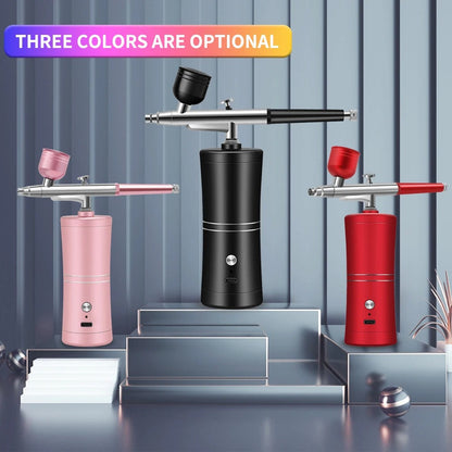 Compact Portable Air Spray Paint Gun Kit