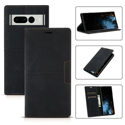 Slim Phone Wallet Case for Google Pixel - Magnetic Card Slot Cover