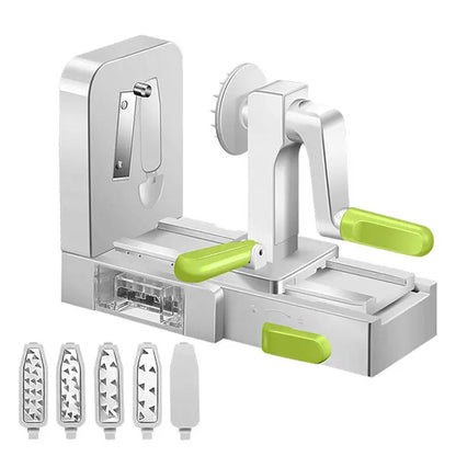 Easy 5-in-1 Vegetable Spiralizer & Slicer Set