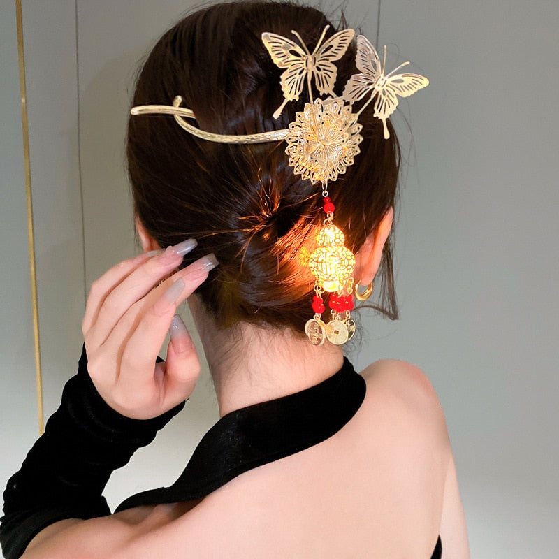 Beautiful Glow Butterfly Hair Clip