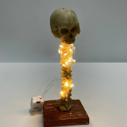 Dark Decorative Skull Table Light