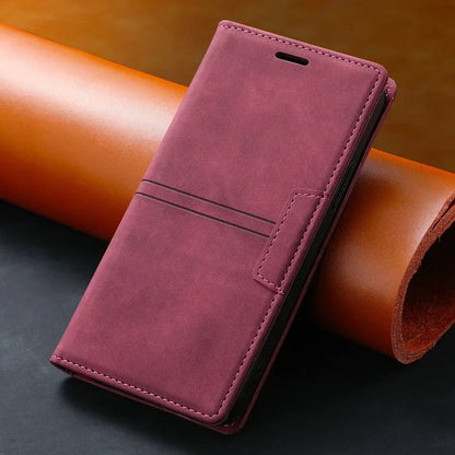 Slim Phone Wallet Case for Google Pixel - Magnetic Card Slot Cover
