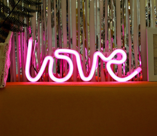 Romantic Neon Love Sign Lamp - Halri