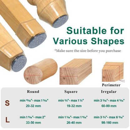 Soft Silicone Chair Leg Floor Saver - Halri