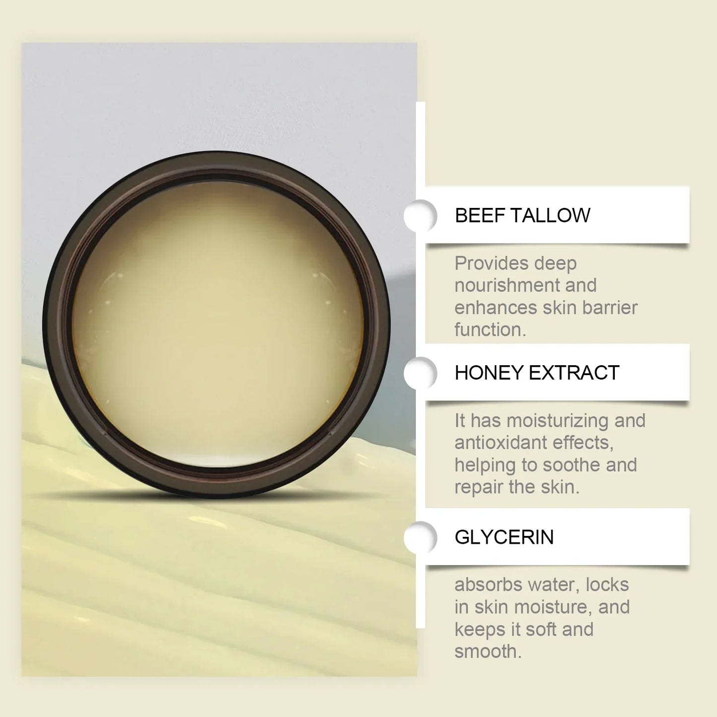 Natural Honey Body Balm for Sensitive Skin