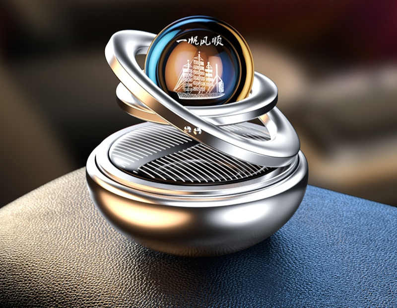 Premium Car Air Freshener with 360° Scent Dispenser