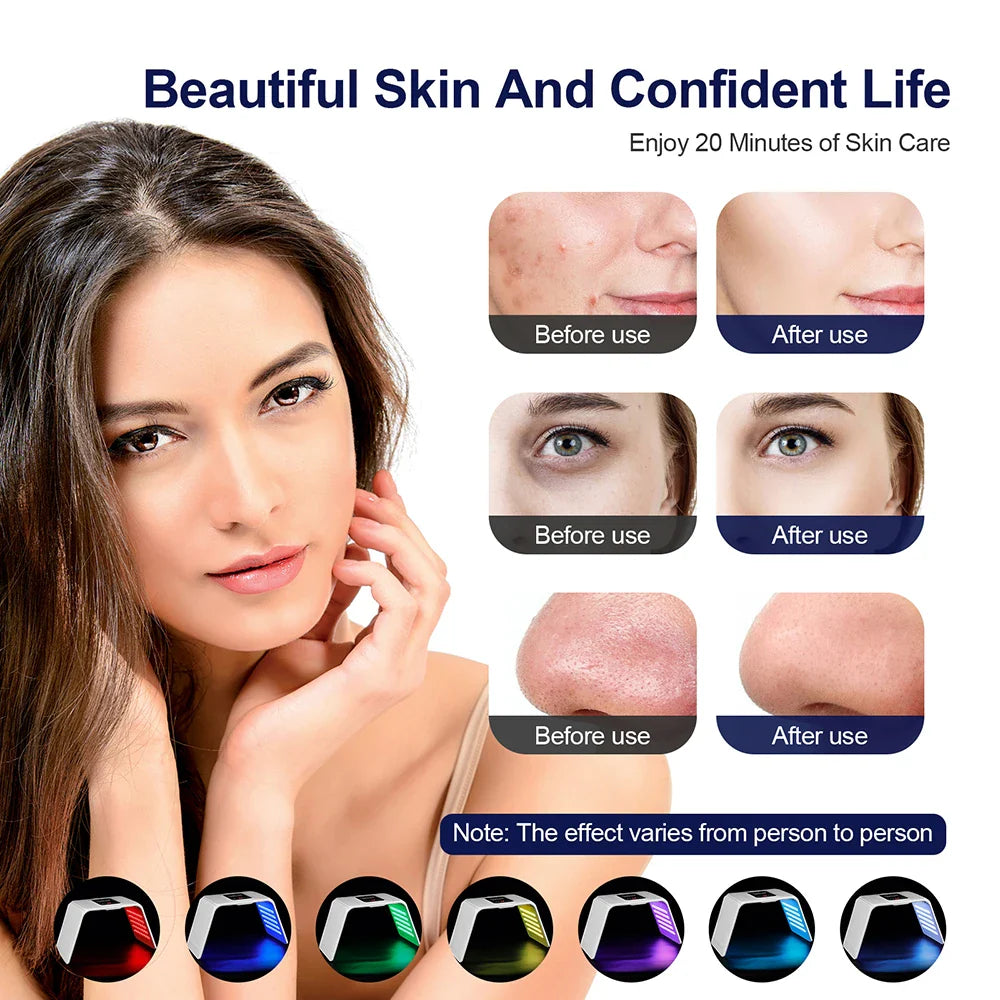 Advanced Portable LED Face Lamp - 7 Settings