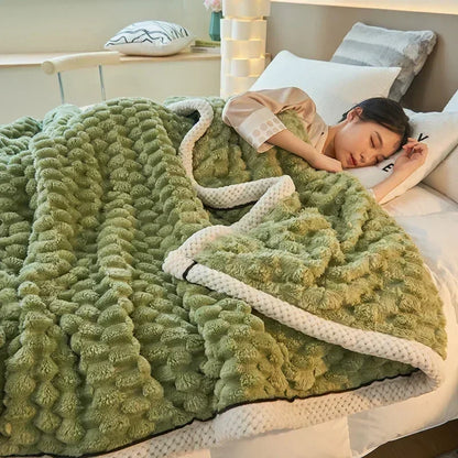 Soft Turtle Velour Throw Blanket