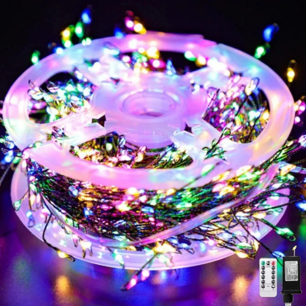 Colorful LED Fairy Light String with Remote Control