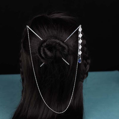 Traditional Double Hair Pins for Women