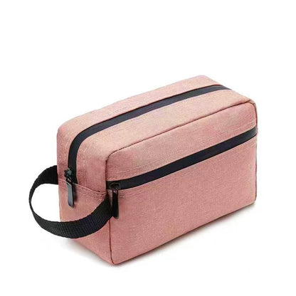 Waterproof Travel Toiletry Bag with Leather Strap