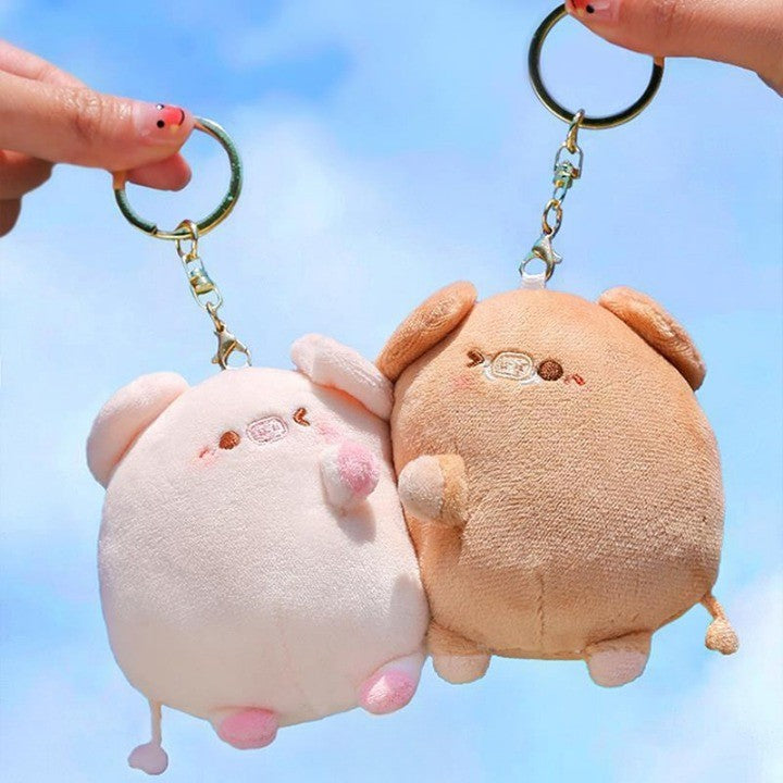 Adorable Couple Soft Plush Keychain - Halri