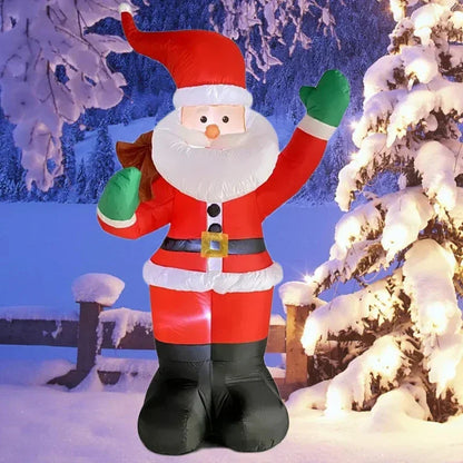 Giant LED Santa Outdoor Christmas Decor
